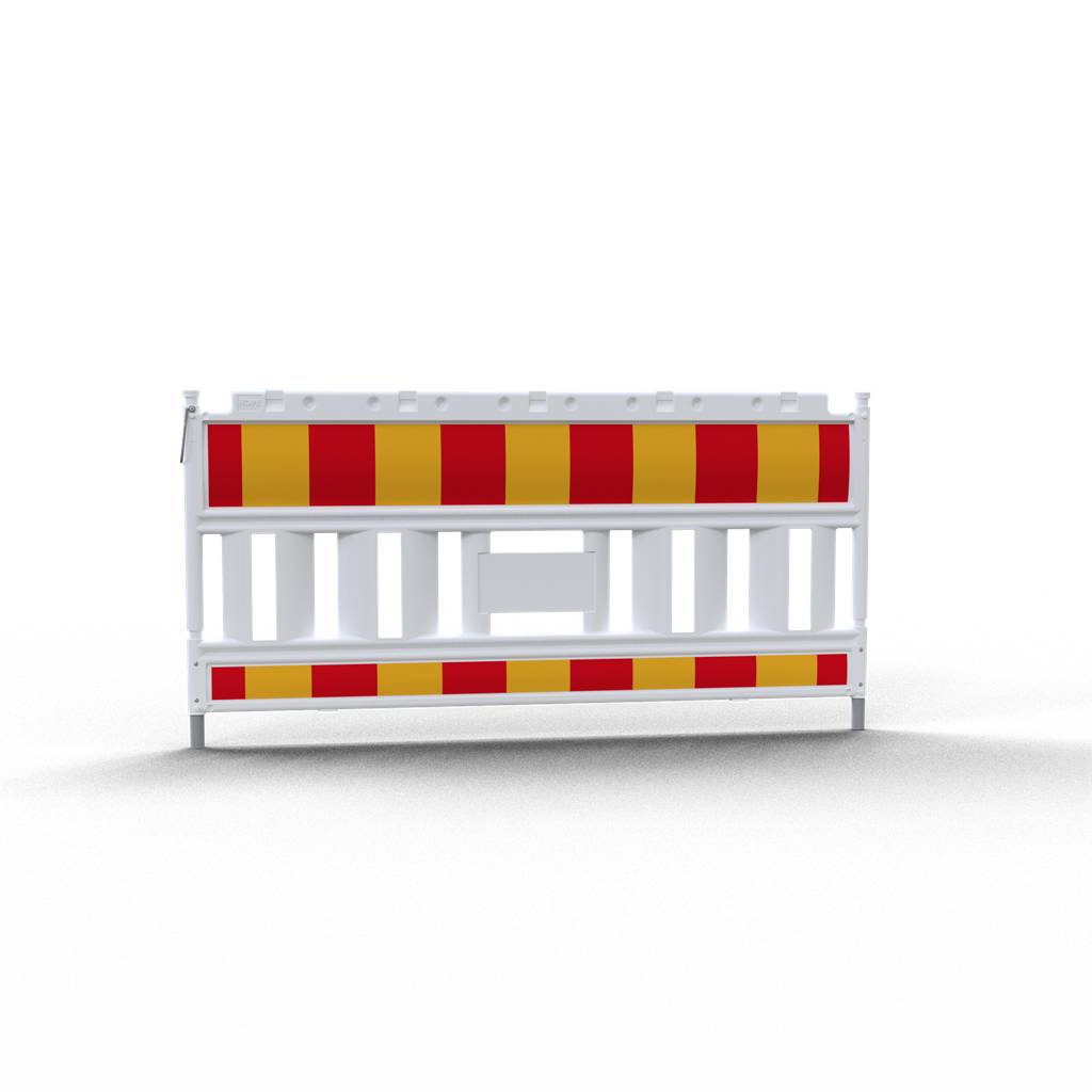 Schake 33520KSK Schake EURO2 Absperrschrankengitter Typ NOX LIGHT Folie Typ RA1/A ohne Lampenadapter rot / gelb