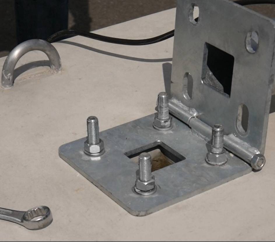 Schake 353150 Stahlmast Masthöhe: 5,00 m verzinkt