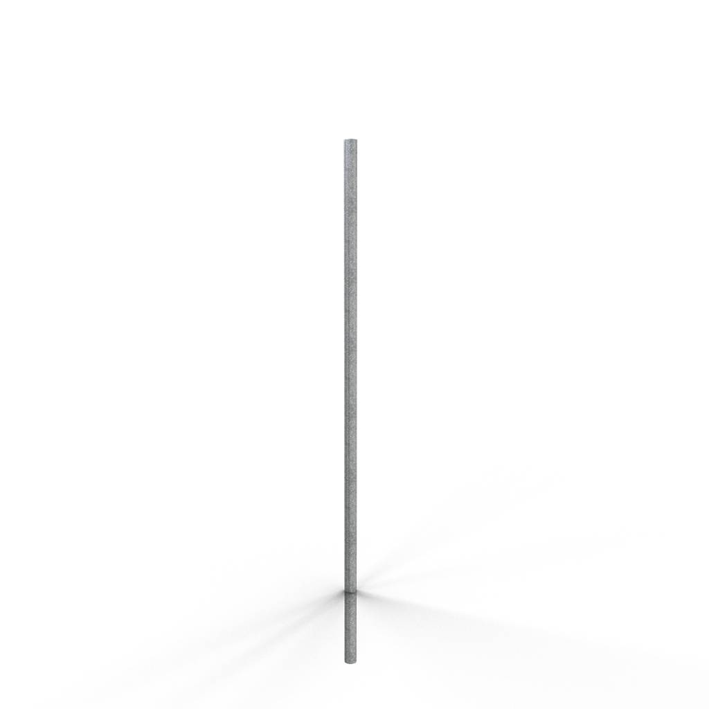 Schake 34825 Schilderpfosten aus Stahl Ø 48,3 mm Länge: 2,50 m