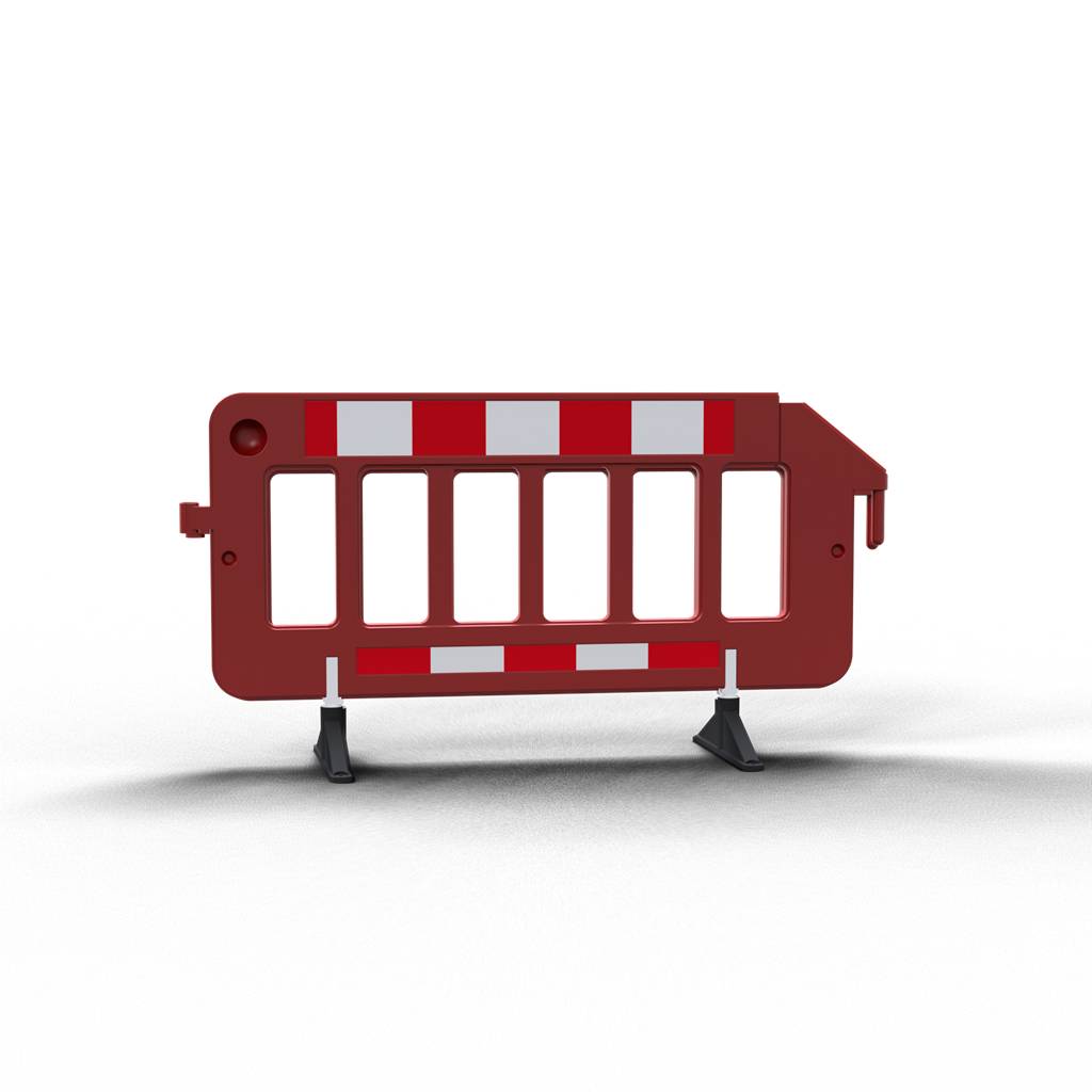Schake 33320KDRF-R Absperrgitter aus Kunststoff roter Zaunkörper Folie Typ RA1/A rot / weiß