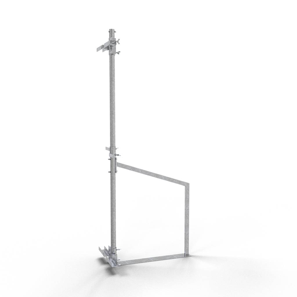 Schake 3B160-EE Holzbauzaunständer mit verstellbaren Winkeln