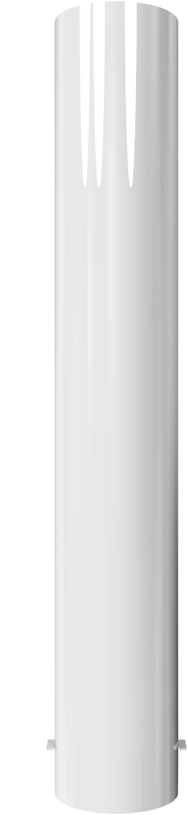 Schake 40322 Absperrpoller Stahlrohr Ø 323 x 5 mm ortsfest zum Einbetonieren feuerverzinkt Gesamtlänge: 2000 mm mit auf