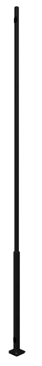 Schake 353160-RAL9005 Stahlmast Masthöhe: 6,00 m RAL9005