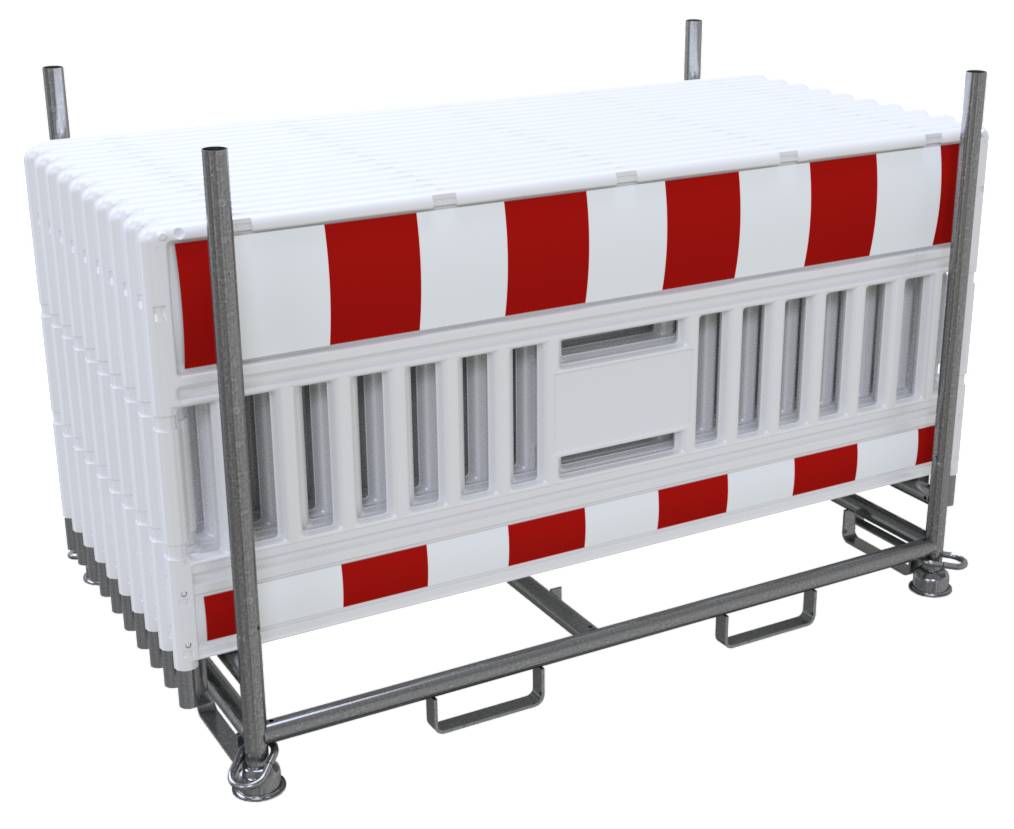 Schake 33620K-32001-0 SET mit 20 Absperrschrankengitter auf Stapelpalette ohne Lampenadapter mit Folie Typ RA1/A Schrank