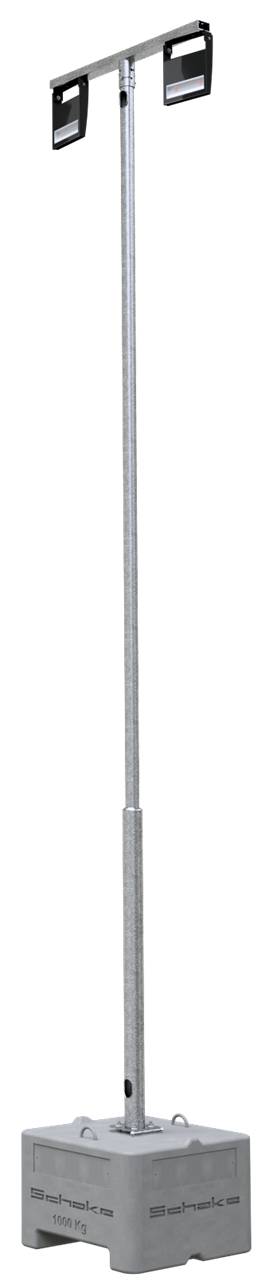 Schake 353140 Stahlmast Masthöhe: 4,00 m verzinkt