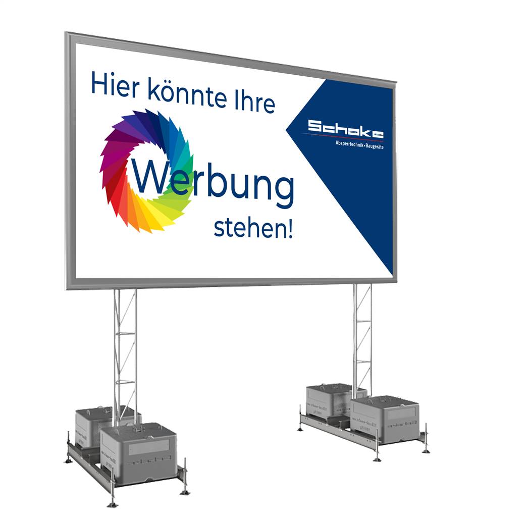 Schake 35350 Aufstellrahmen + Anbauteil für Beton-Aufstellvorrichtung Aufstellrahmen