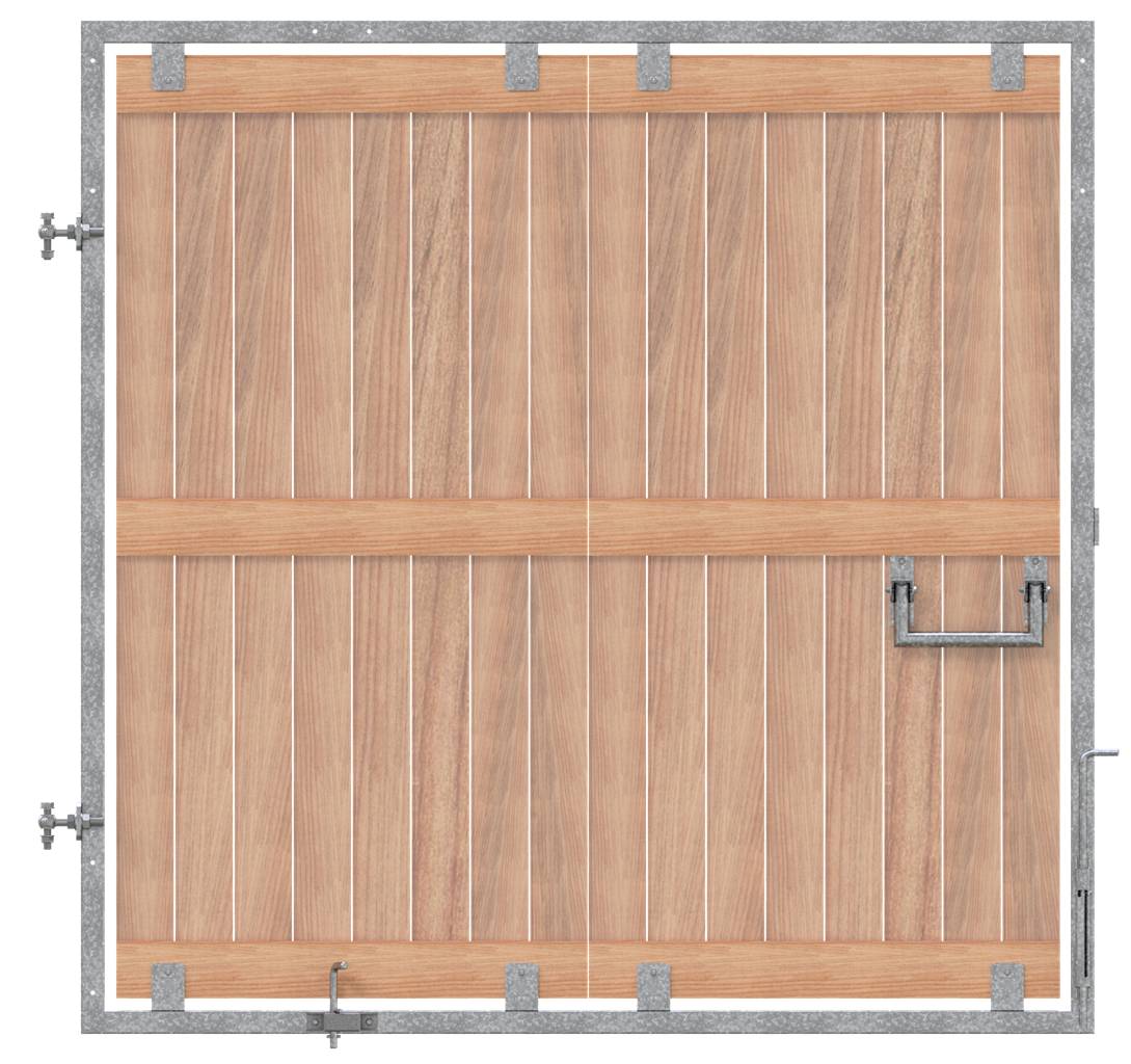 Schake 3B161T Holzbauzauntor mit robuster Stahlkonstruktion
