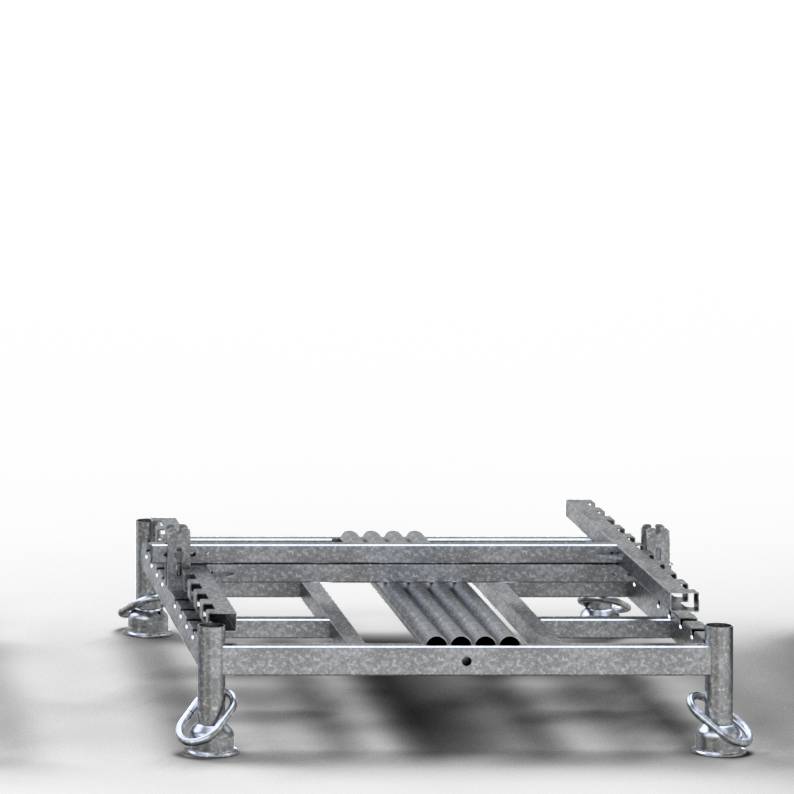 Schake 10123-5-10 Lager und Transportpalette für 10 Gerüstböcke