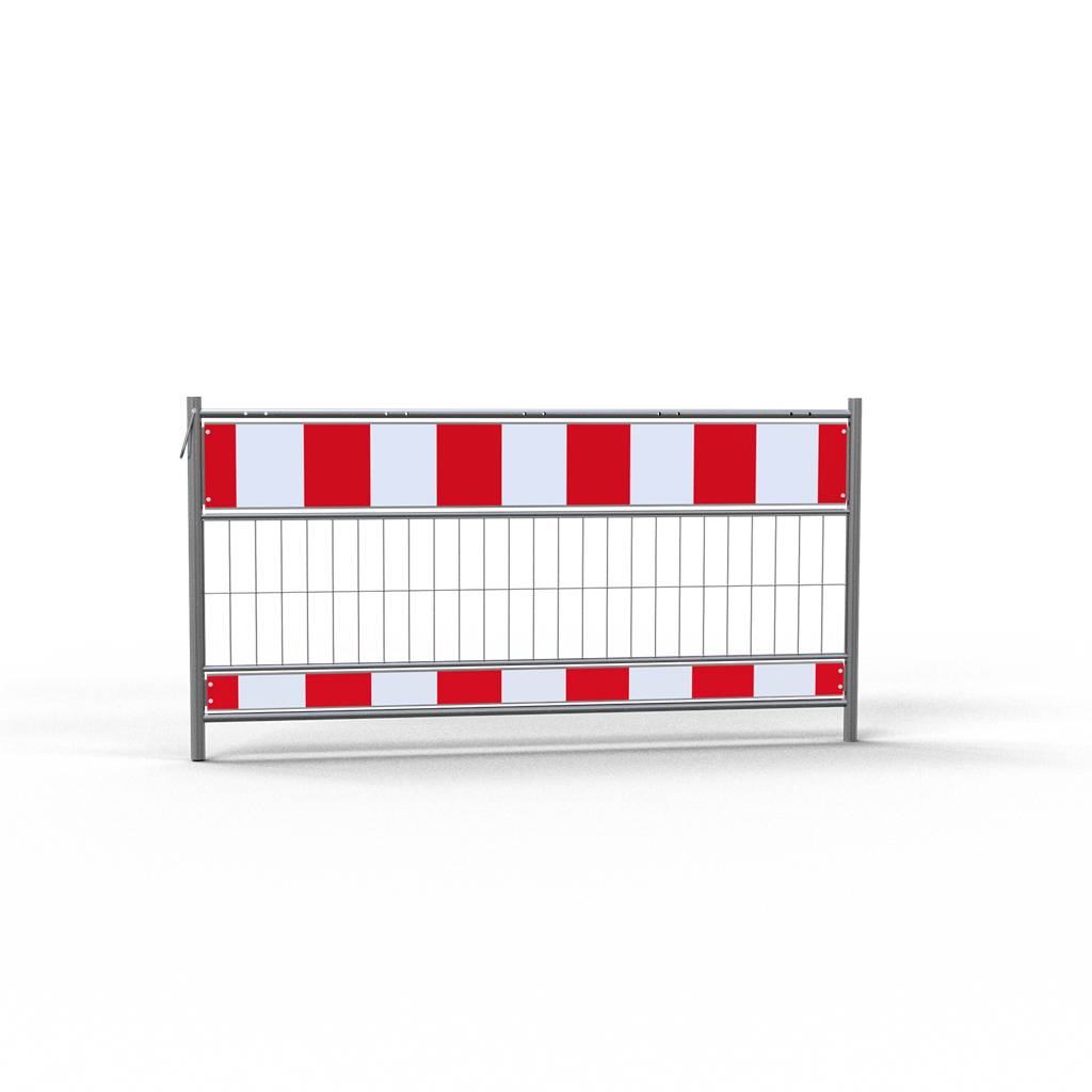 Schake 33320 Absperrschrankengitter nach TL Folie Typ RA1/A Länge: 2,00 m rot / weiß