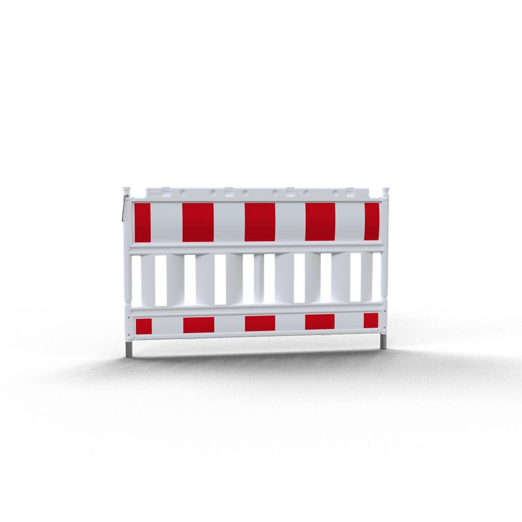 Schake 33316K Schake EURO Absperrschrankengitter Folie Typ RA1/A, rot / weiß Länge: 1,60 m ohne Lampenadapter