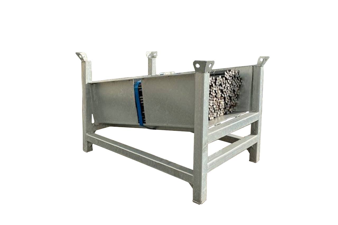 Schake 50118-5L Lager- und Transportpalette für Schnurrpfähle und Absperrleinenhalter Maße: 1200 x 800 x 620 mm <br><br>(Auf