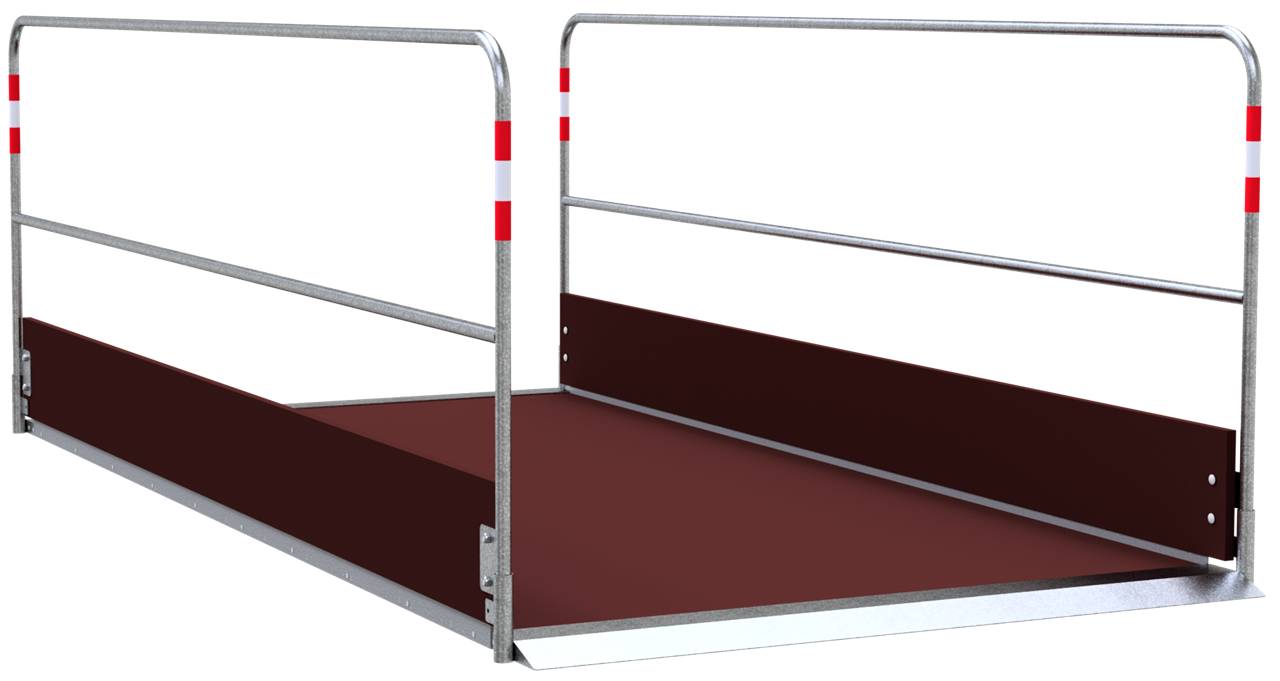 Schake 20254-15 Grabenbrücken aus Holz Breite: 1,50 m, Länge: 3,20 m