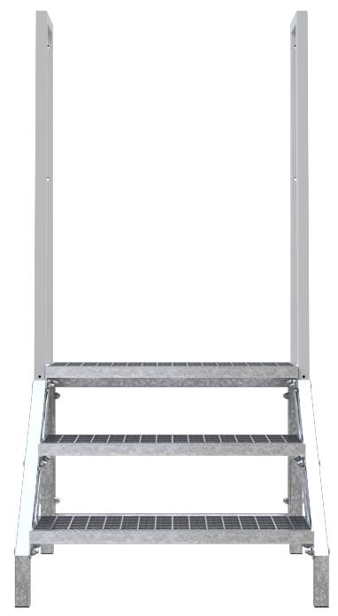 Schake 71500G Steigtritt mit seitlichem Geländer (Höhe ca. 1,00 m)