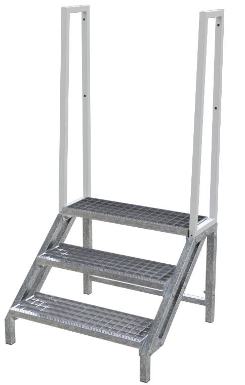 Schake 71500G Steigtritt mit seitlichem Geländer (Höhe ca. 1,00 m)