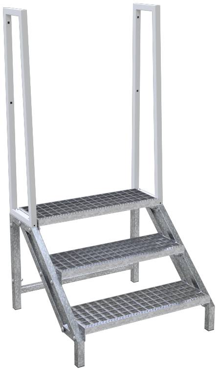 Schake 71500G Steigtritt mit seitlichem Geländer (Höhe ca. 1,00 m)