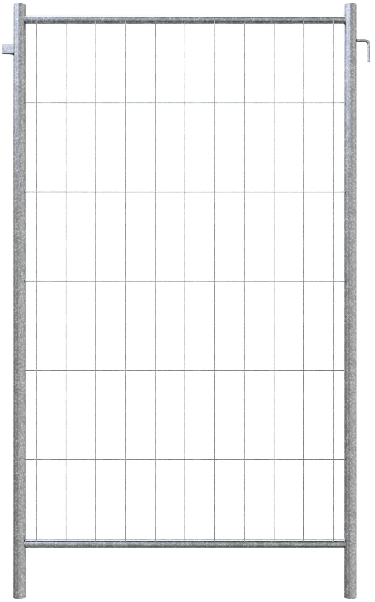 Schake 3B2013H Mobilzaun "Profi" Ausgleichselement mit Haken und Ösen Breite: 1,20 m, Höhe: 2,00 m