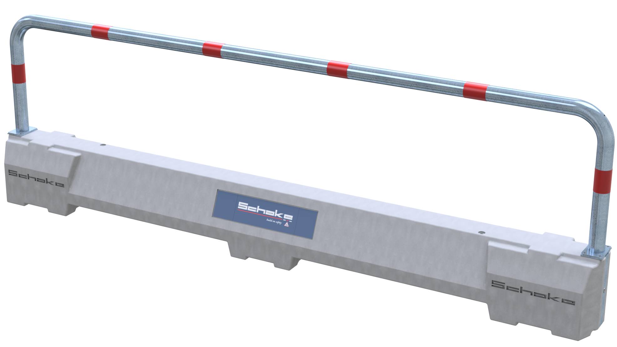 Schake 4077_35 Betonleitschwelle mit Absperrbügel