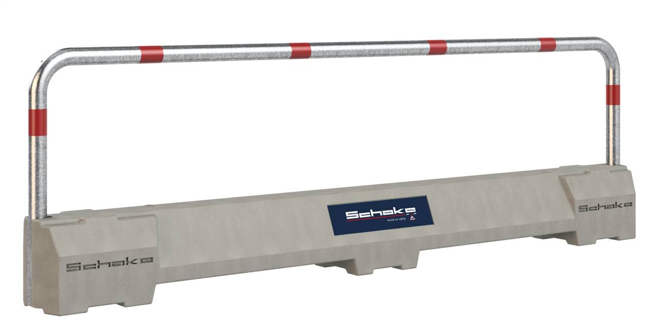 Schake 4077_35 Betonleitschwelle mit Absperrbügel