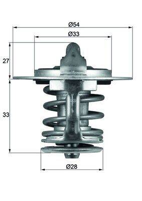 Mahle TX8477 Thermostat, Kühlmittel