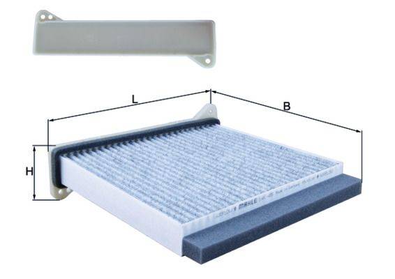 Mahle LAK485 Filter, Innenraumluft