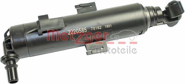 Ein Autoteil mit den Nummern 220585, 70162, 1801 und dem Markennamen Metzger sichtbar.