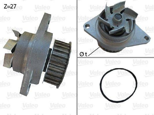 Valeo 506385 Wasserpumpe, Motorkühlung