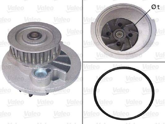 Valeo 506785 Wasserpumpe, Motorkühlung