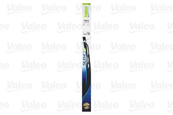 Valeo-Silencio-Scheibenwischerblatt-Verpackung mit dem Valeo-Logo und der Modellnummer WS218 auf der Vorderseite.