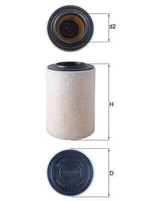 Mahle LX3286 Luftfilter