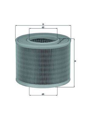 Mahle LX986 Luftfilter