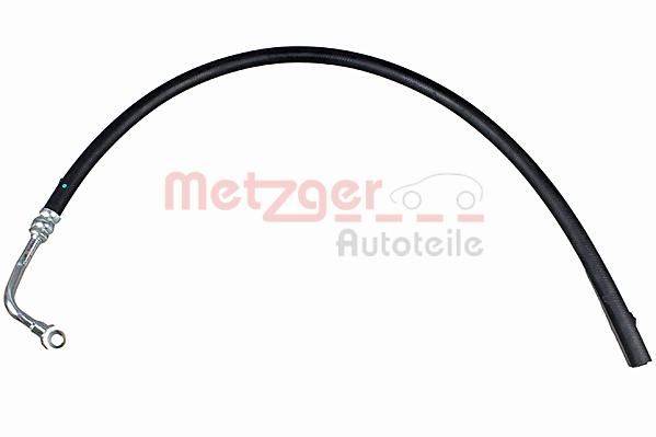 Logo 'Metzger Autoteile' mit einer einfachen Autoumriss-Silhouette, darüber ein gebogenes schwarzes Kabel.