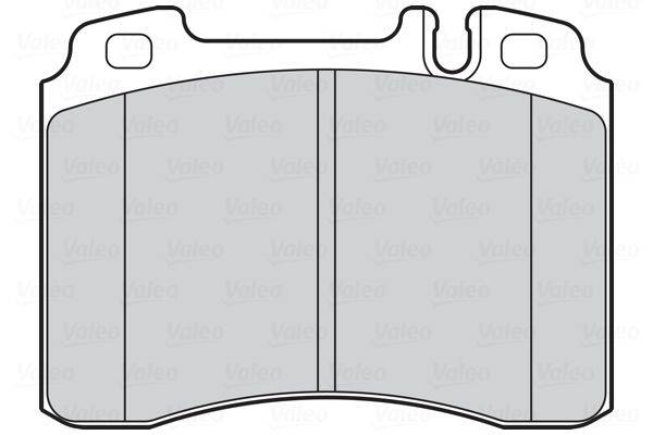 Valeo 302286 Bremsbelagsatz, Scheibenbremse
