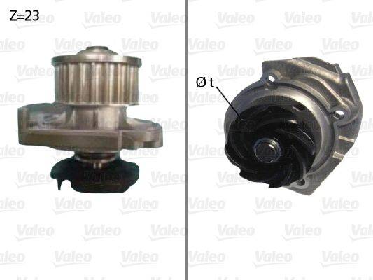 Valeo 506686 Wasserpumpe, Motorkühlung