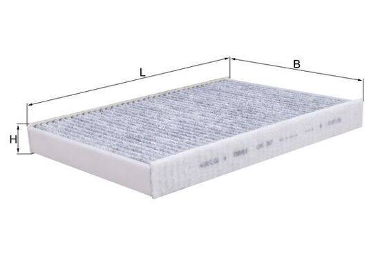 Mahle LAK387 Filter, Innenraumluft