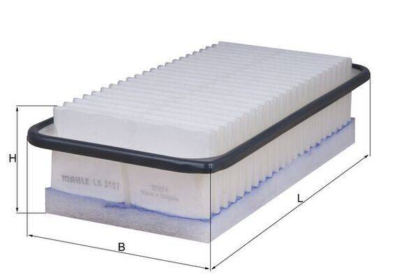 Mahle LX3187 Luftfilter