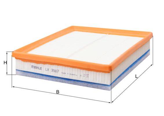 Mahle LX3987 Luftfilter