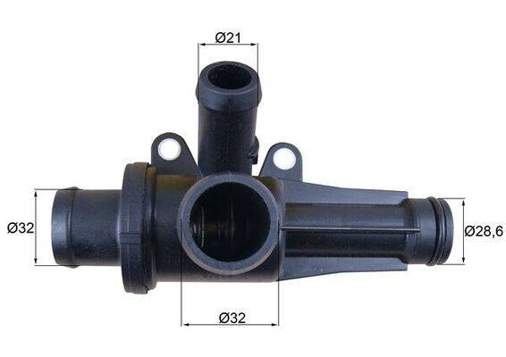 Mahle TH4587 Thermostat, Kühlmittel