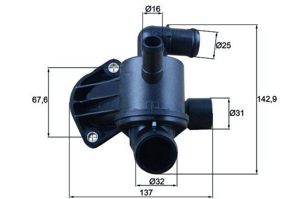 Mahle TH5787 Thermostat, Kühlmittel