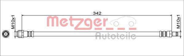 Metzger 4111787 Bremsschlauch