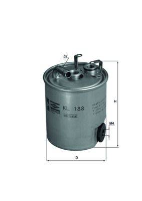 Mahle KL188 Kraftstofffilter