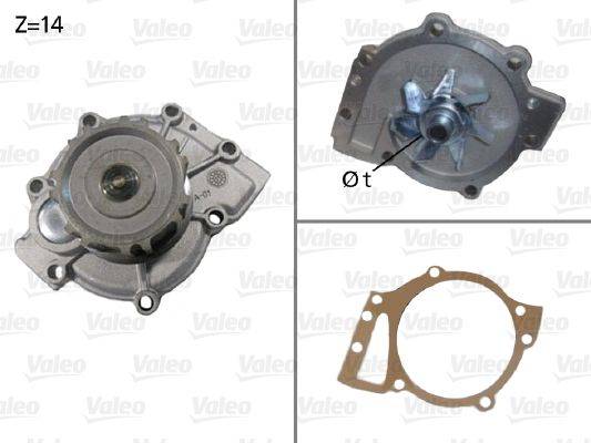 Valeo 506588 Wasserpumpe, Motorkühlung