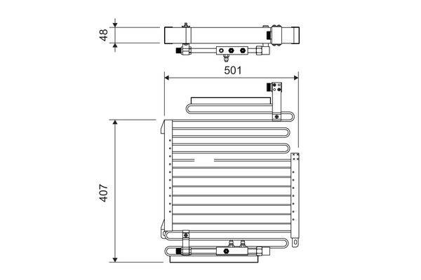 Valeo 814288 Kondensator, Klimaanlage