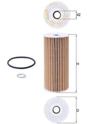 Mahle OX1048D Ölfilter