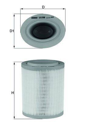 Mahle LX2790 Luftfilter
