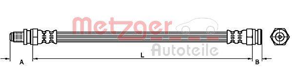 Metzger 4114090 Bremsschlauch