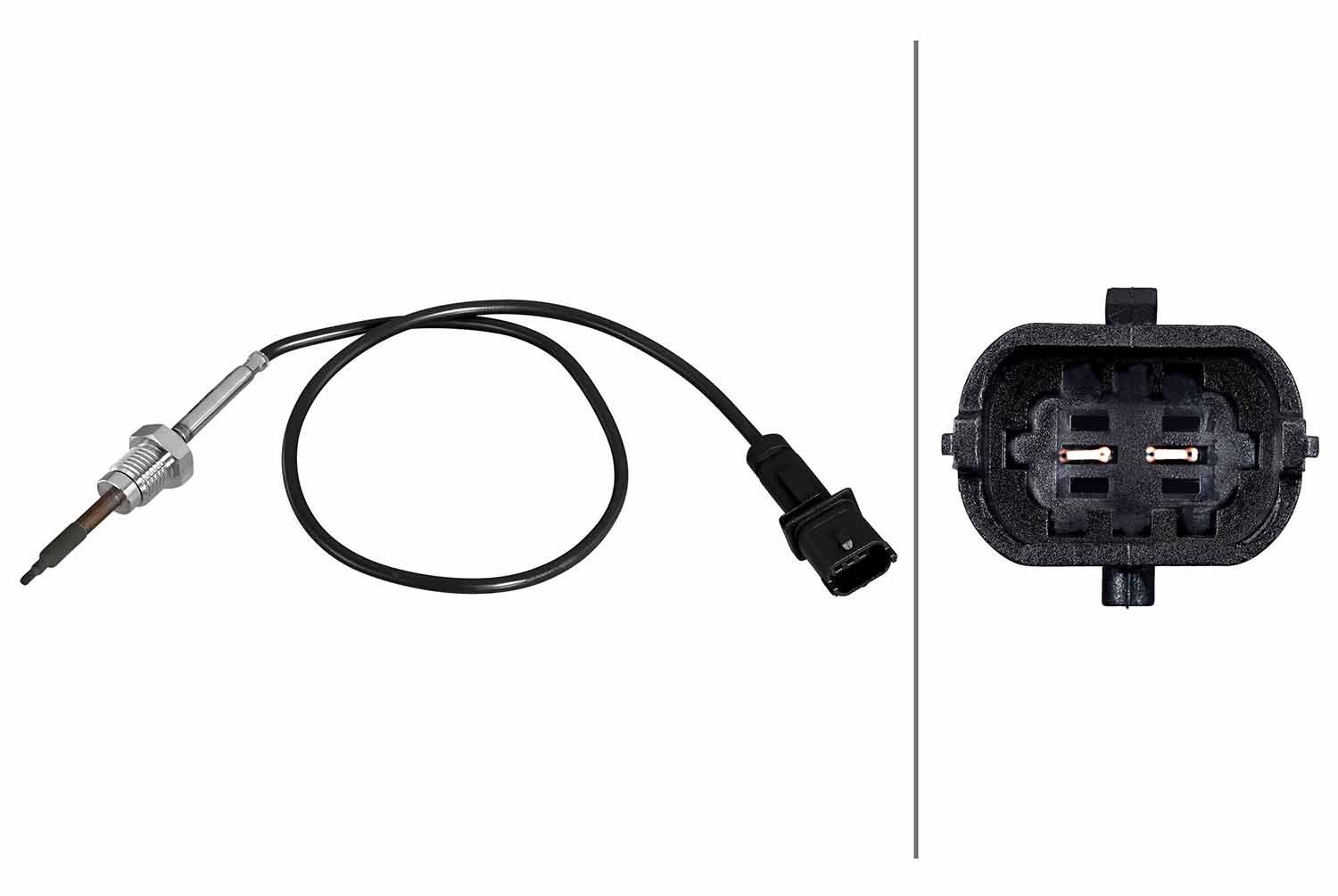 Hella 6PT010376-691 Sensor, Abgastemperatur
