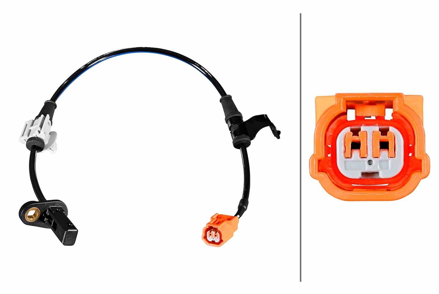 Hella 6PU358217-491 Sensor, Raddrehzahl