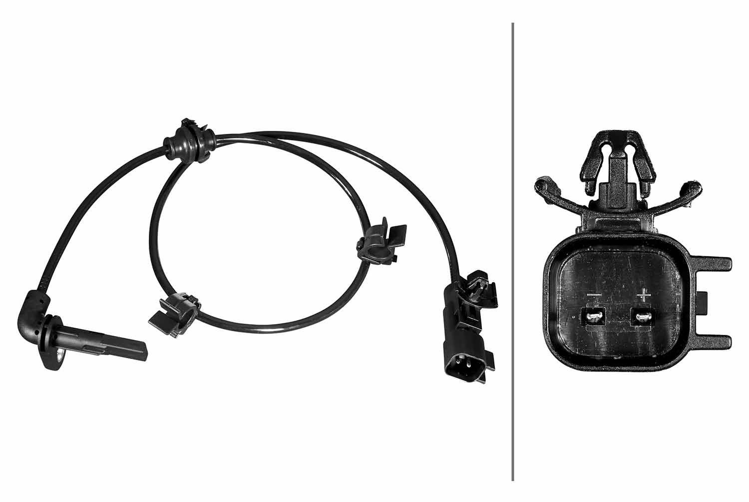 Hella 6PU358217-591 Sensor, Raddrehzahl
