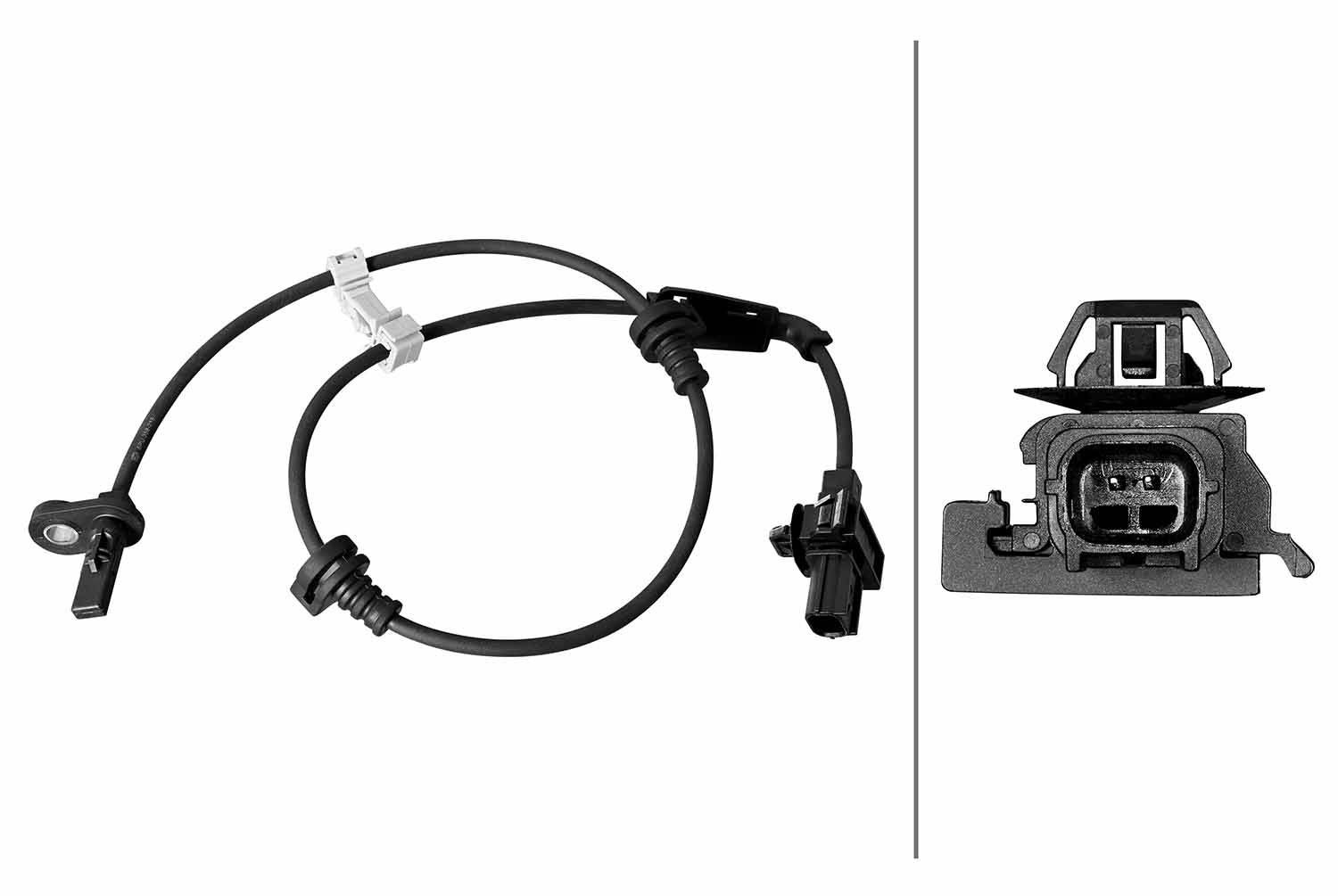Hella 6PU358218-791 Sensor, Raddrehzahl