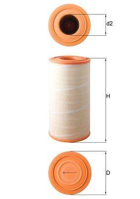 Mahle LX619/1 Luftfilter